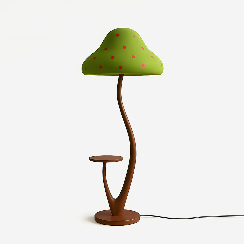 Mori Whimsical Wood Floor Lamp