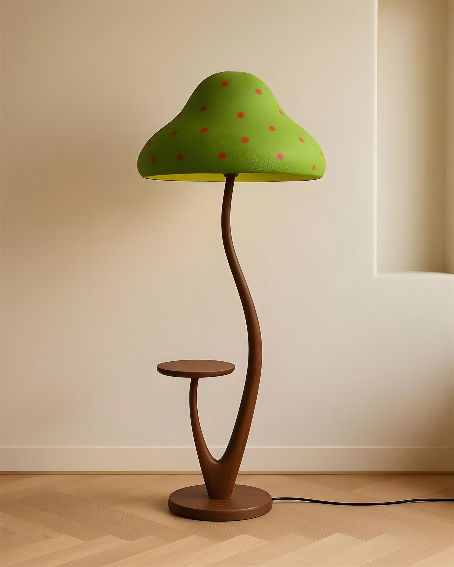 Mori Whimsical Wood Floor Lamp
