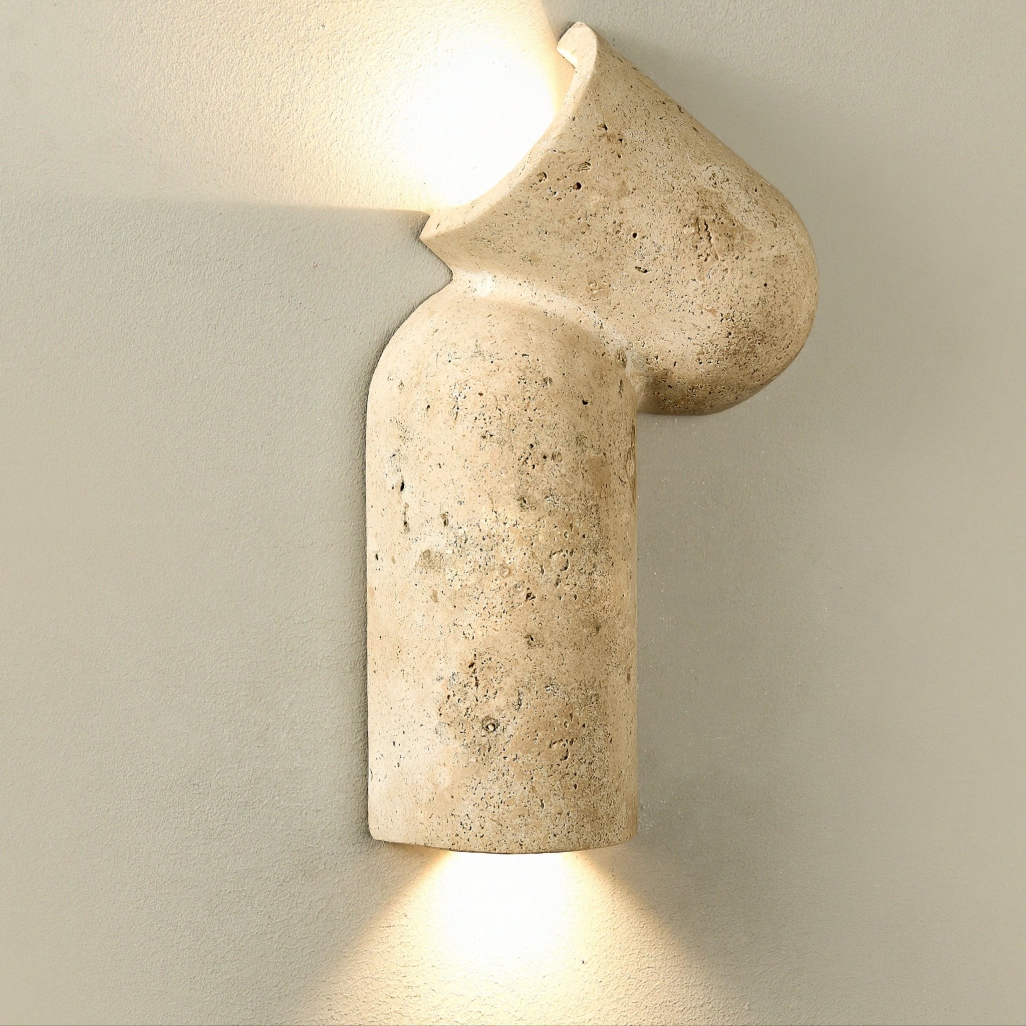 Valoreth Travertine Wall Light - Blowlighting