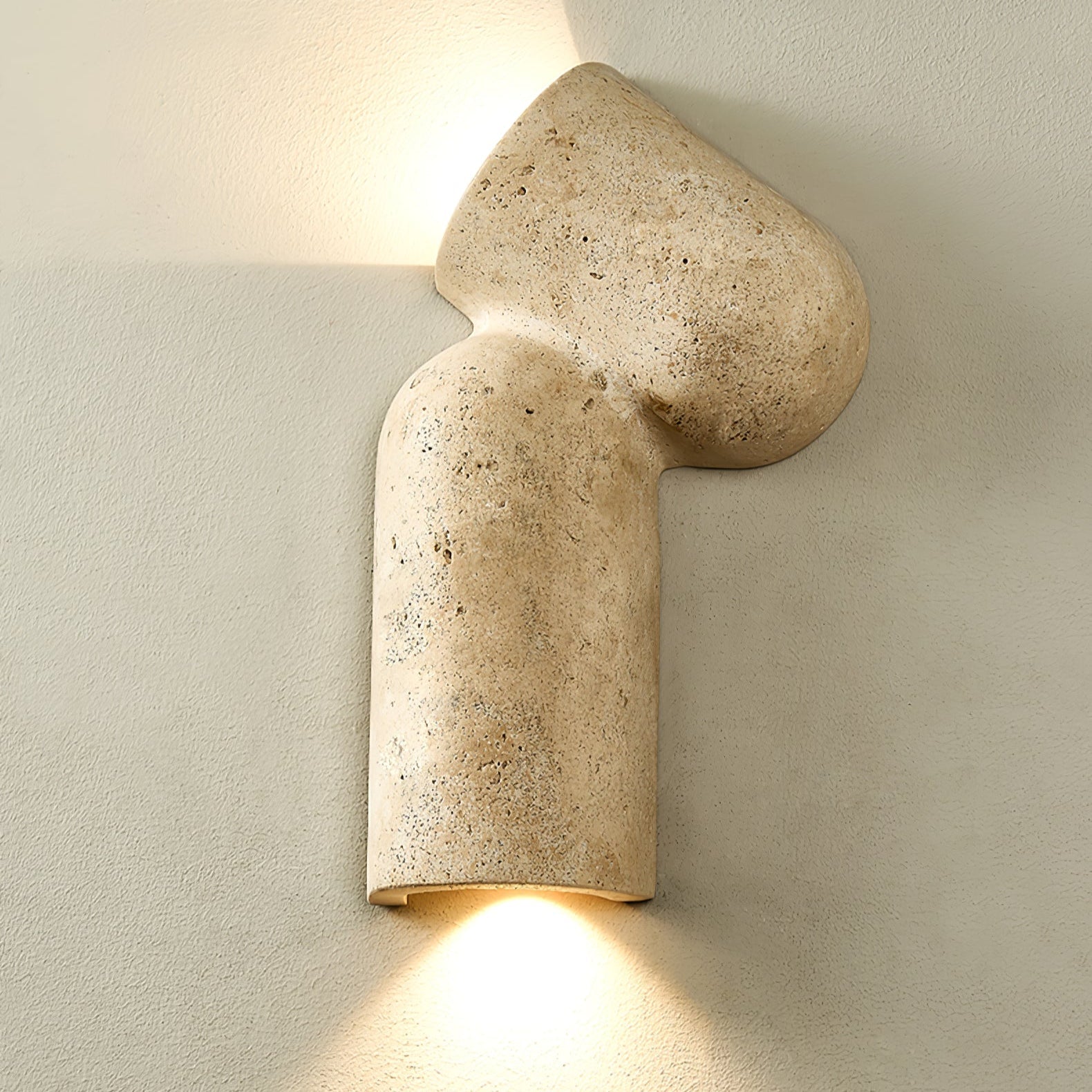 Valoreth Travertine Wall Light - Blowlighting