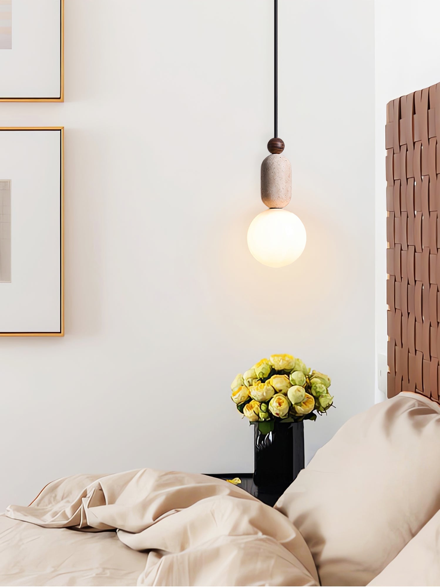 Vaarnii Travertine Pendant Light - Blowlighting