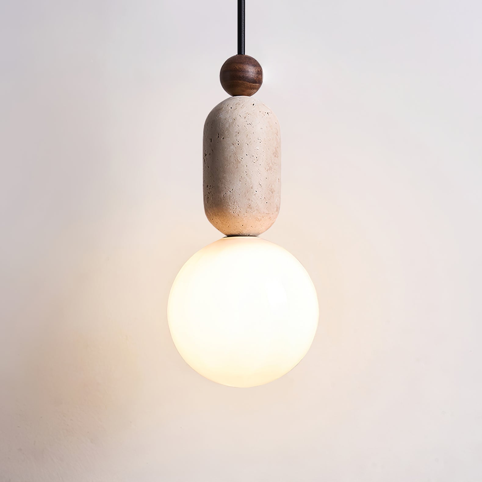 Vaarnii Travertine Pendant Light - Blowlighting