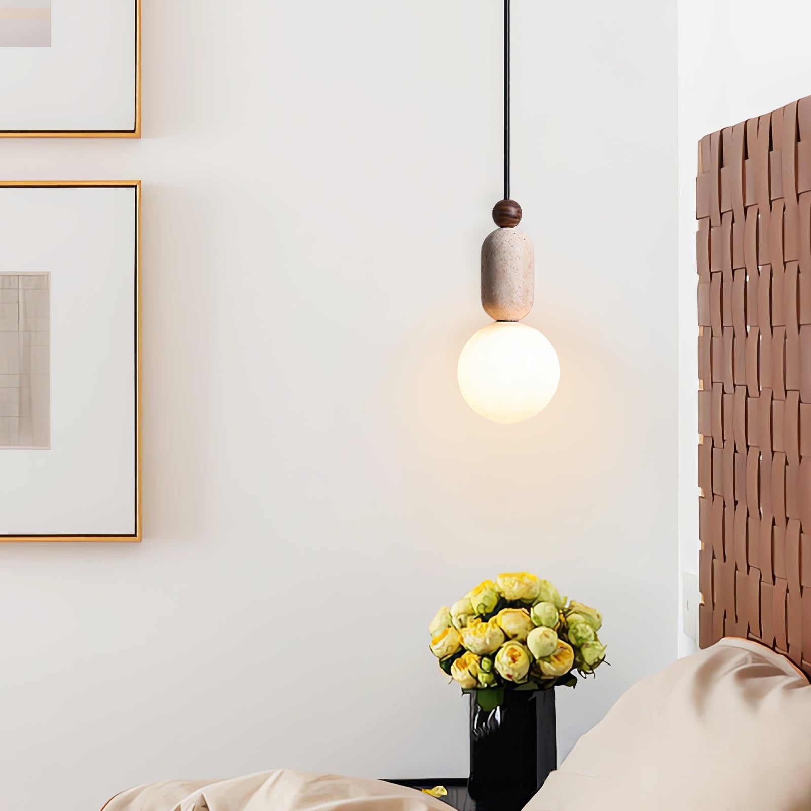 Vaarnii Travertine Pendant Light - Blowlighting