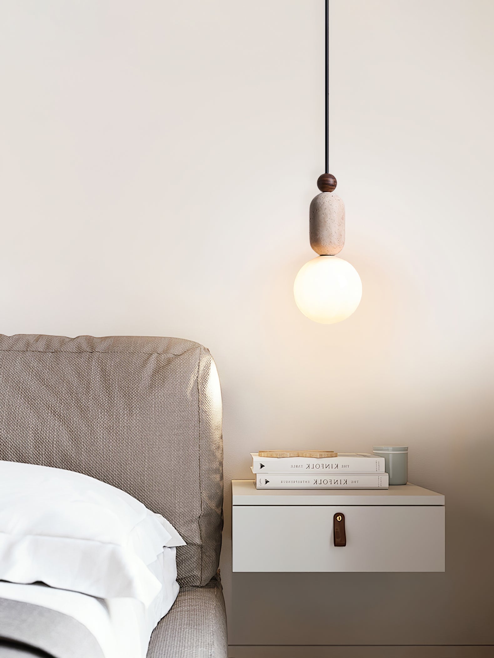 Vaarnii Travertine Pendant Light - Blowlighting
