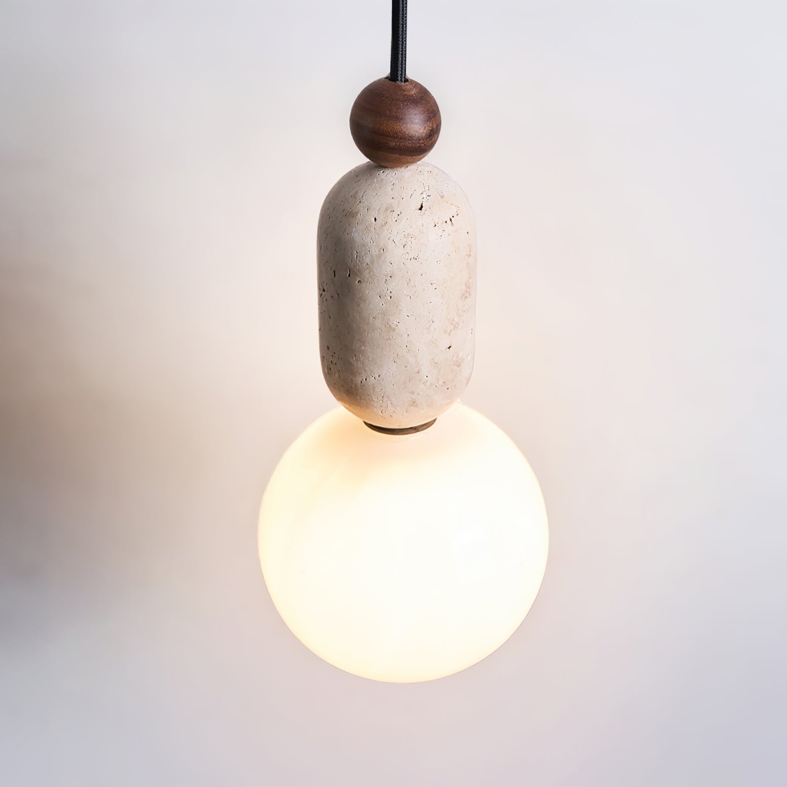 Vaarnii Travertine Pendant Light - Blowlighting