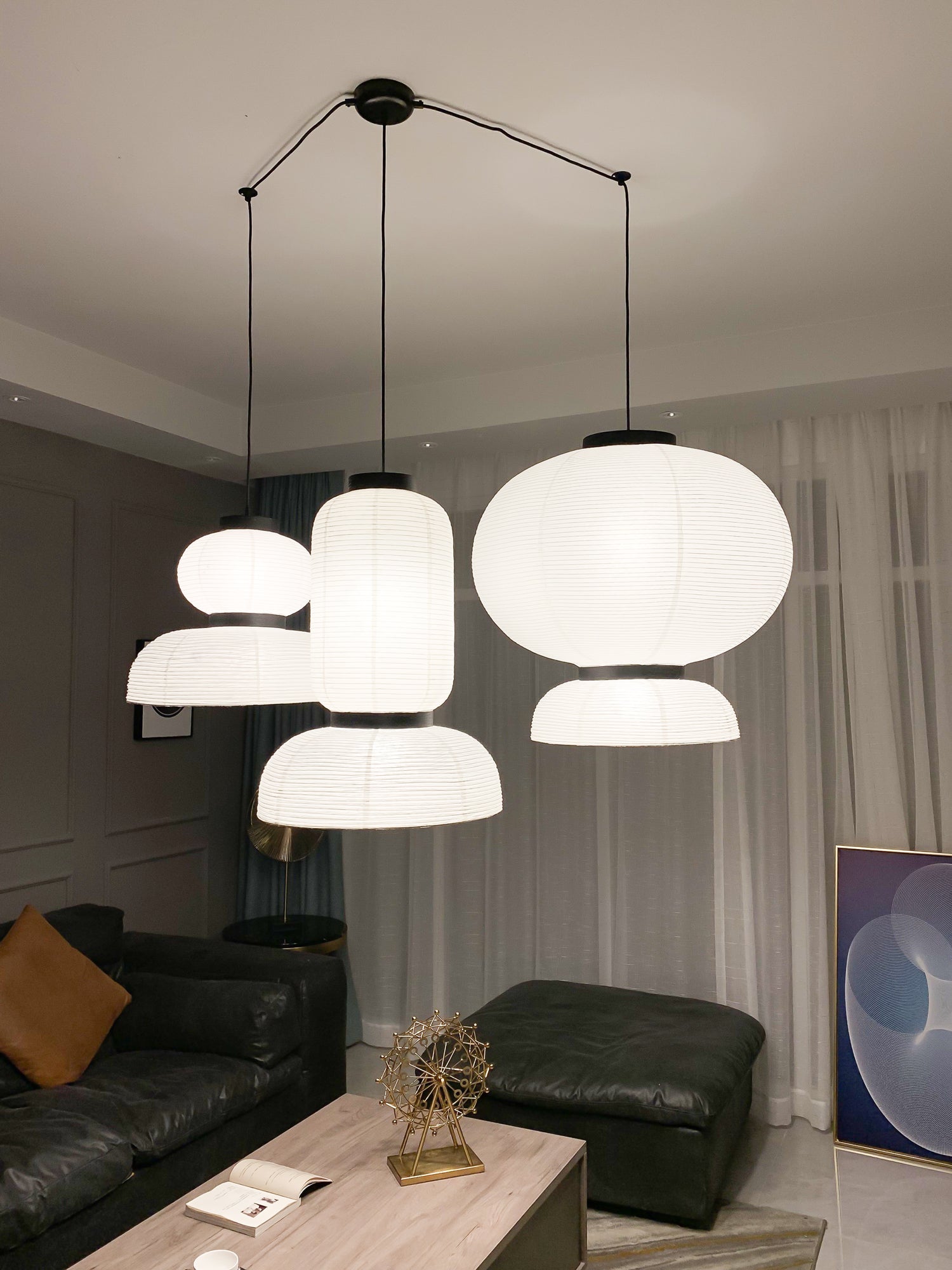 Rice Paper Lantern Pendant Lamp - Blowlighting