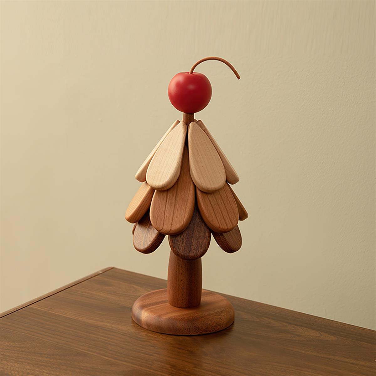 Fortune Playful Wood Tree Coasters