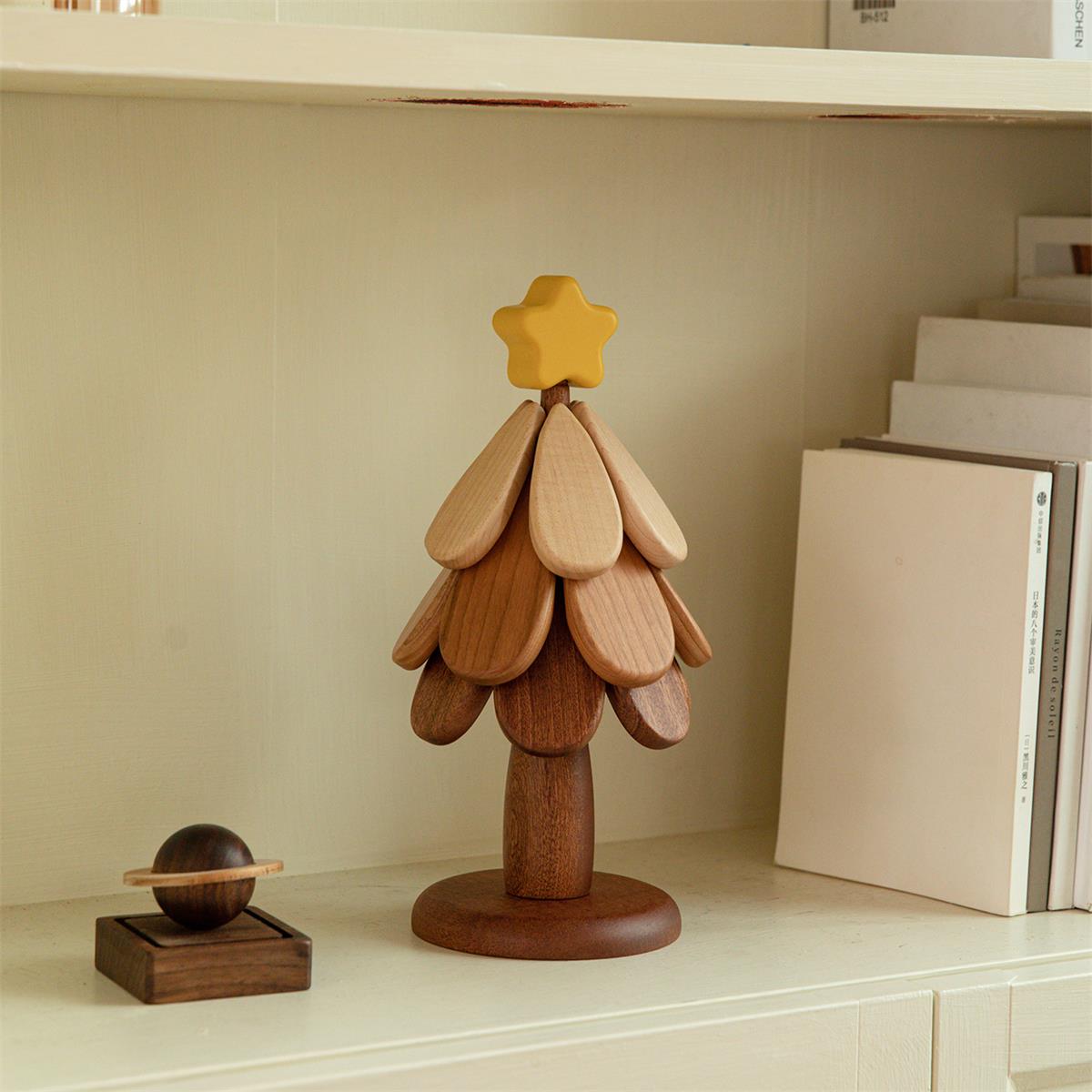 Fortune Playful Wood Tree Coasters