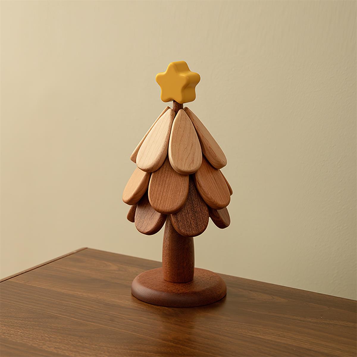 Fortune Playful Wood Tree Coasters