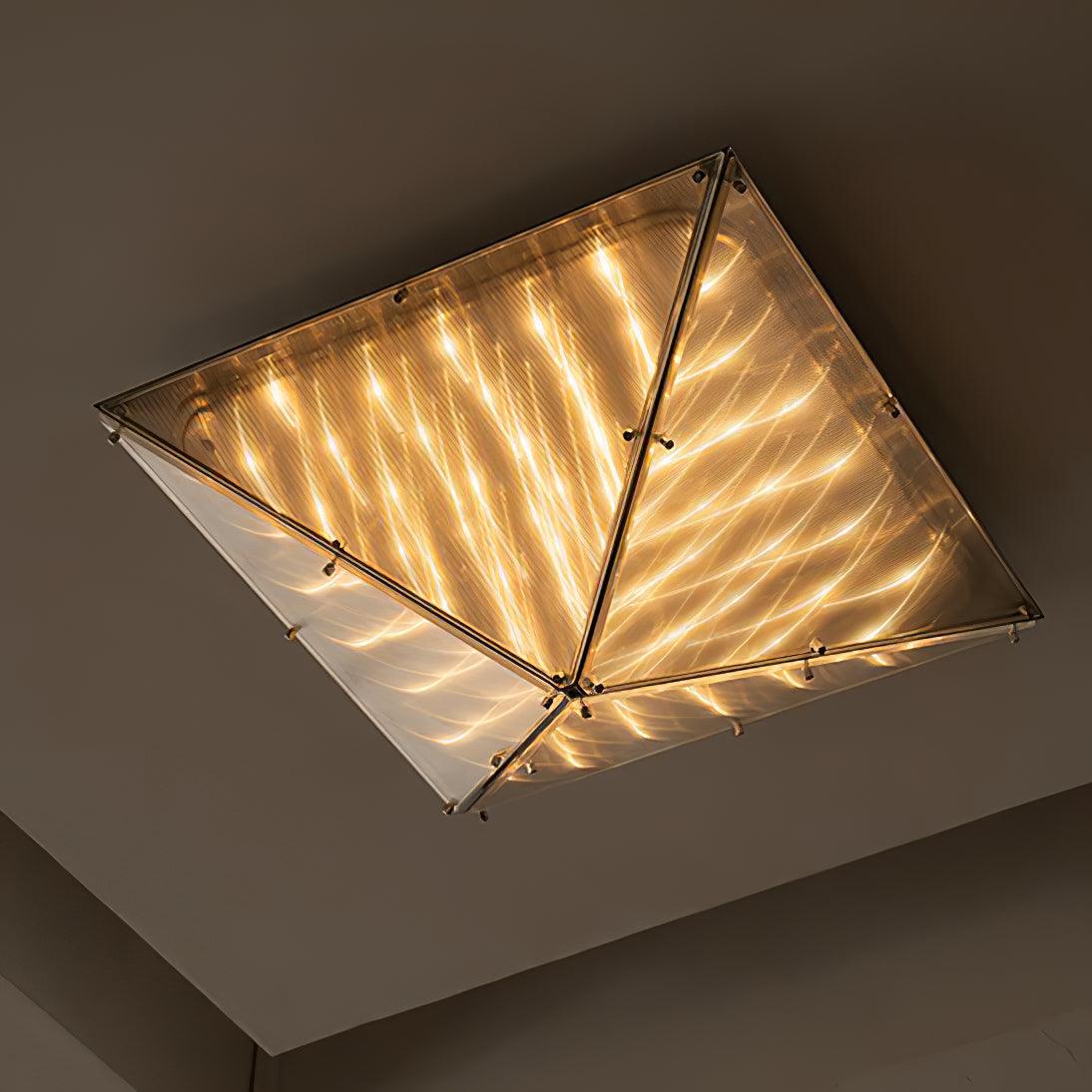 Facet Modern Glass Celing Lamp - Blowlighting