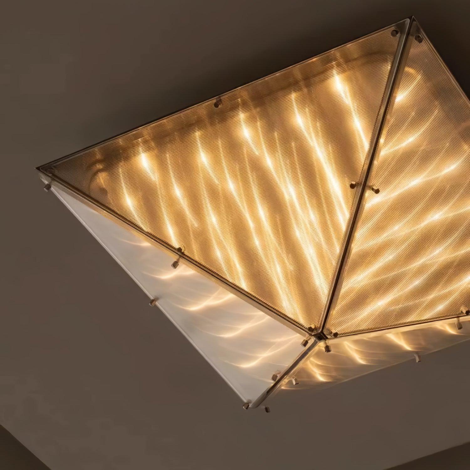 Facet Modern Glass Celing Lamp - Blowlighting
