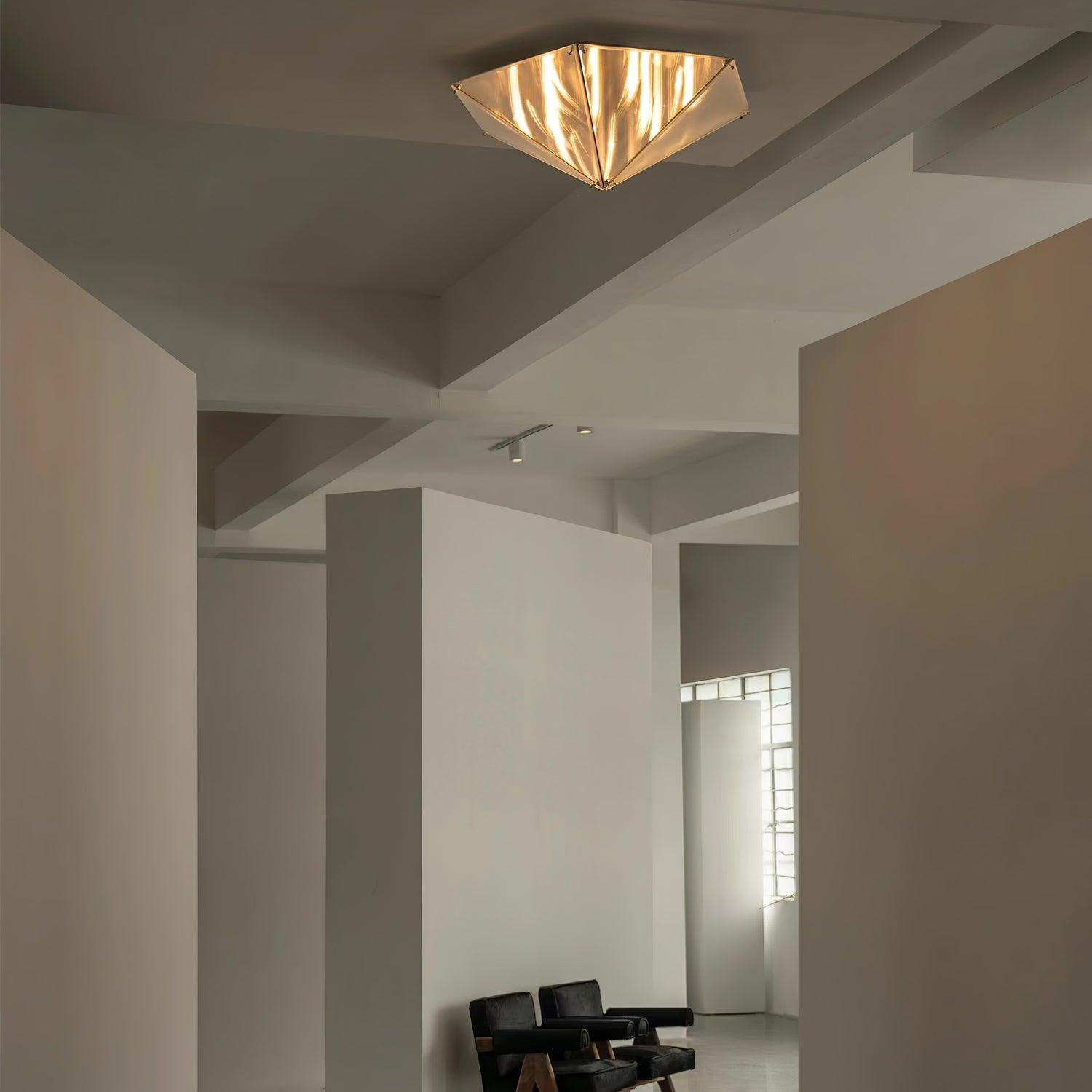 Facet Modern Glass Celing Lamp - Blowlighting