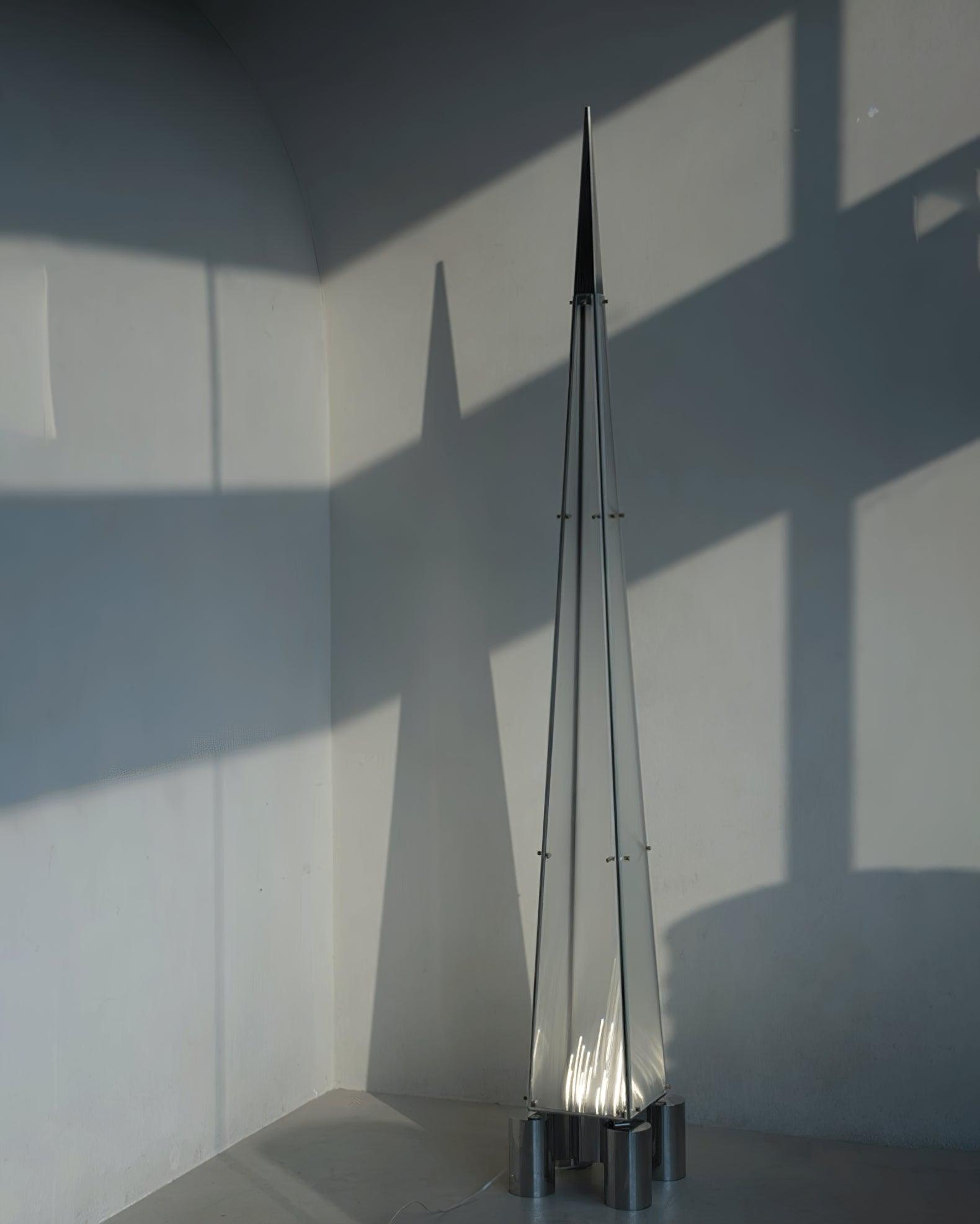 Riley Modern Glass Floor Lamp - Blowlighting