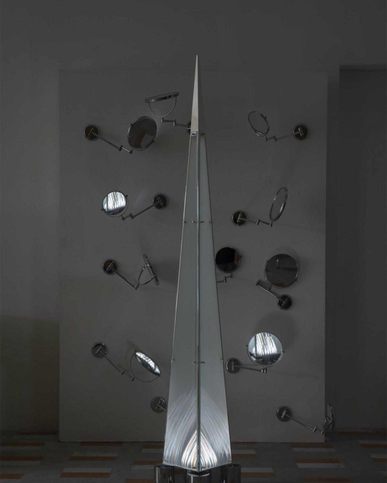Riley Modern Glass Floor Lamp - Blowlighting