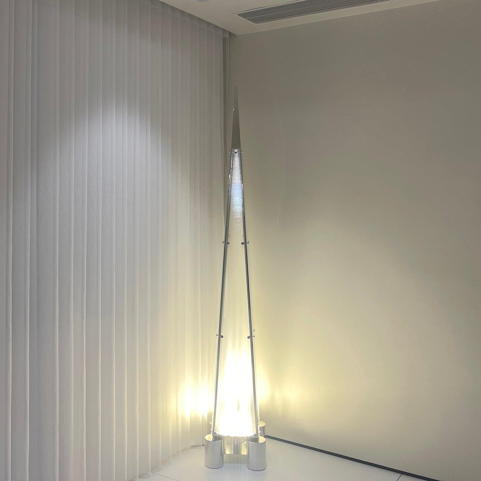 Riley Modern Glass Floor Lamp - Blowlighting