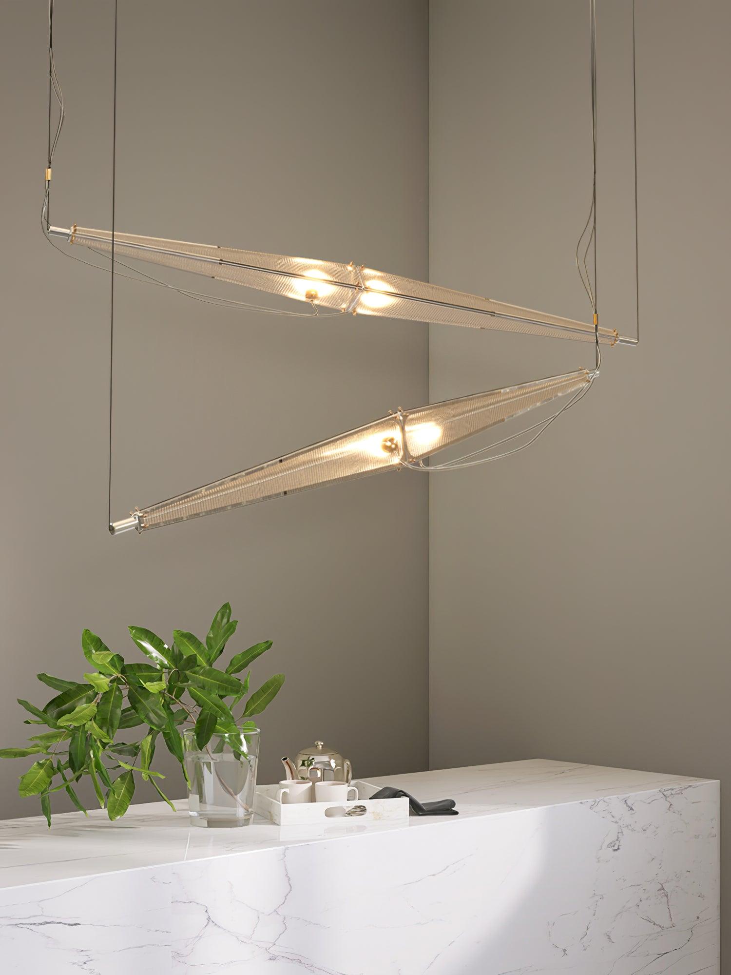 Adan Modern Minimalist Art Metal Pendant Lamp - Blowlighting