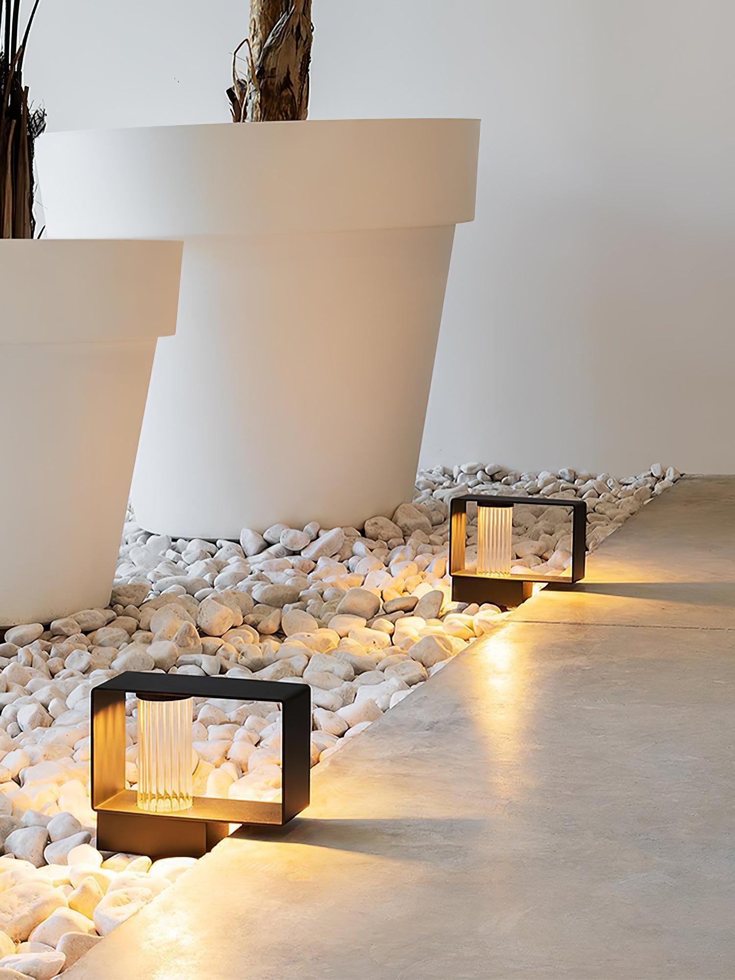 Frame Outdoor Post Lamp - Blowlighting