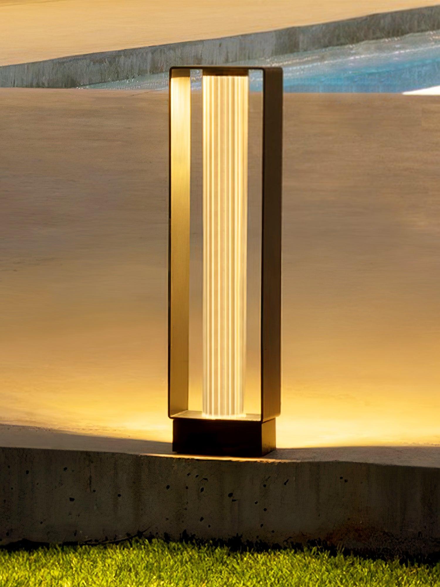 Frame Outdoor Post Lamp - Blowlighting