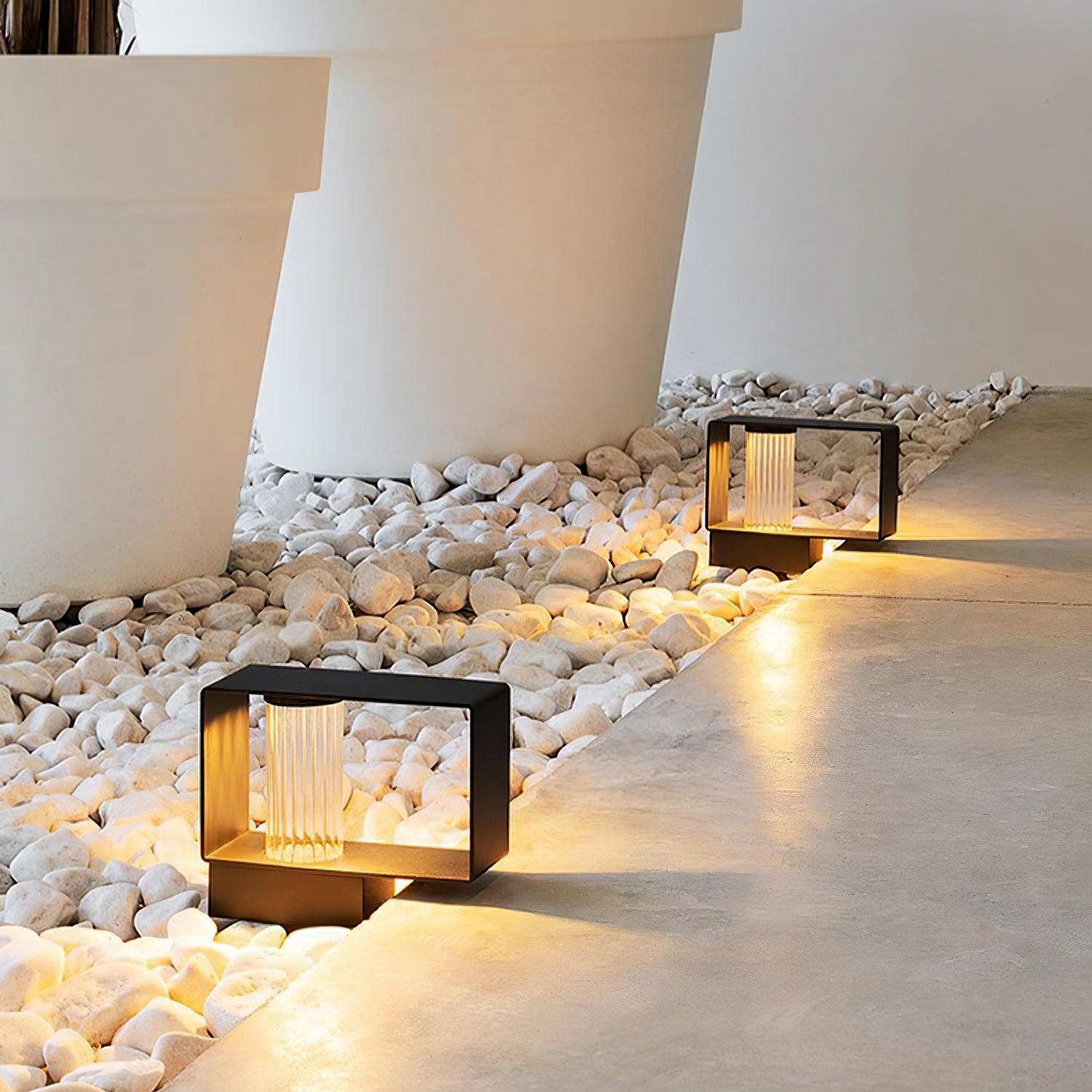 Frame Outdoor Post Lamp - Blowlighting