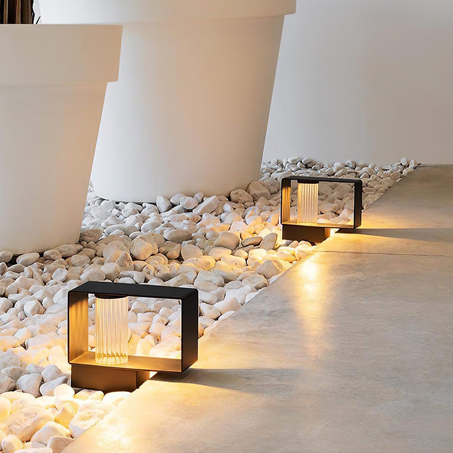 Frame Outdoor Post Lamp - Blowlighting