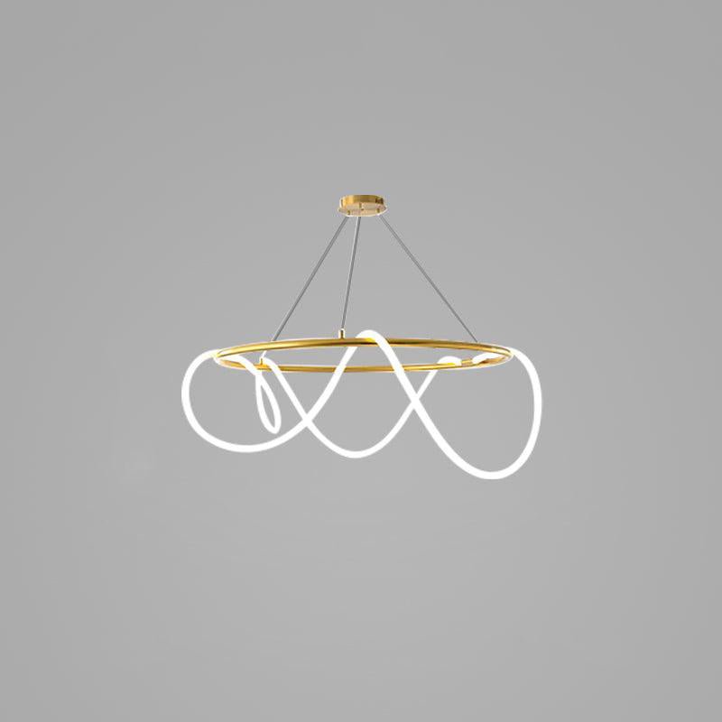 Flexible Linear Curve Chandelier - Blowlighting