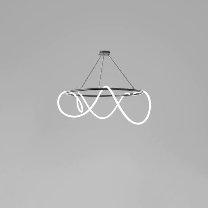 Flexible Linear Curve Chandelier - Blowlighting