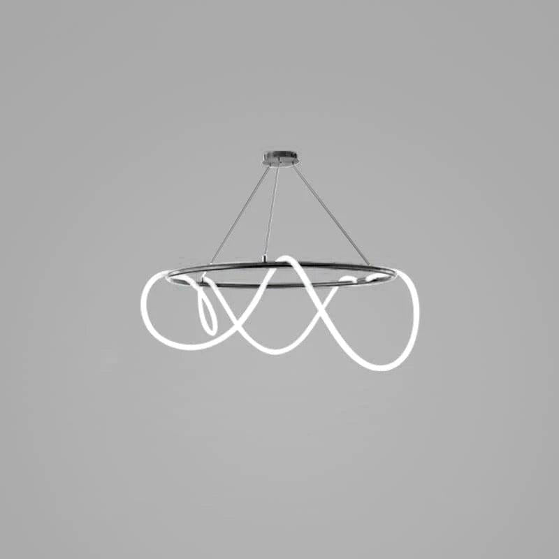 Flexible Linear Curve Chandelier - Blowlighting