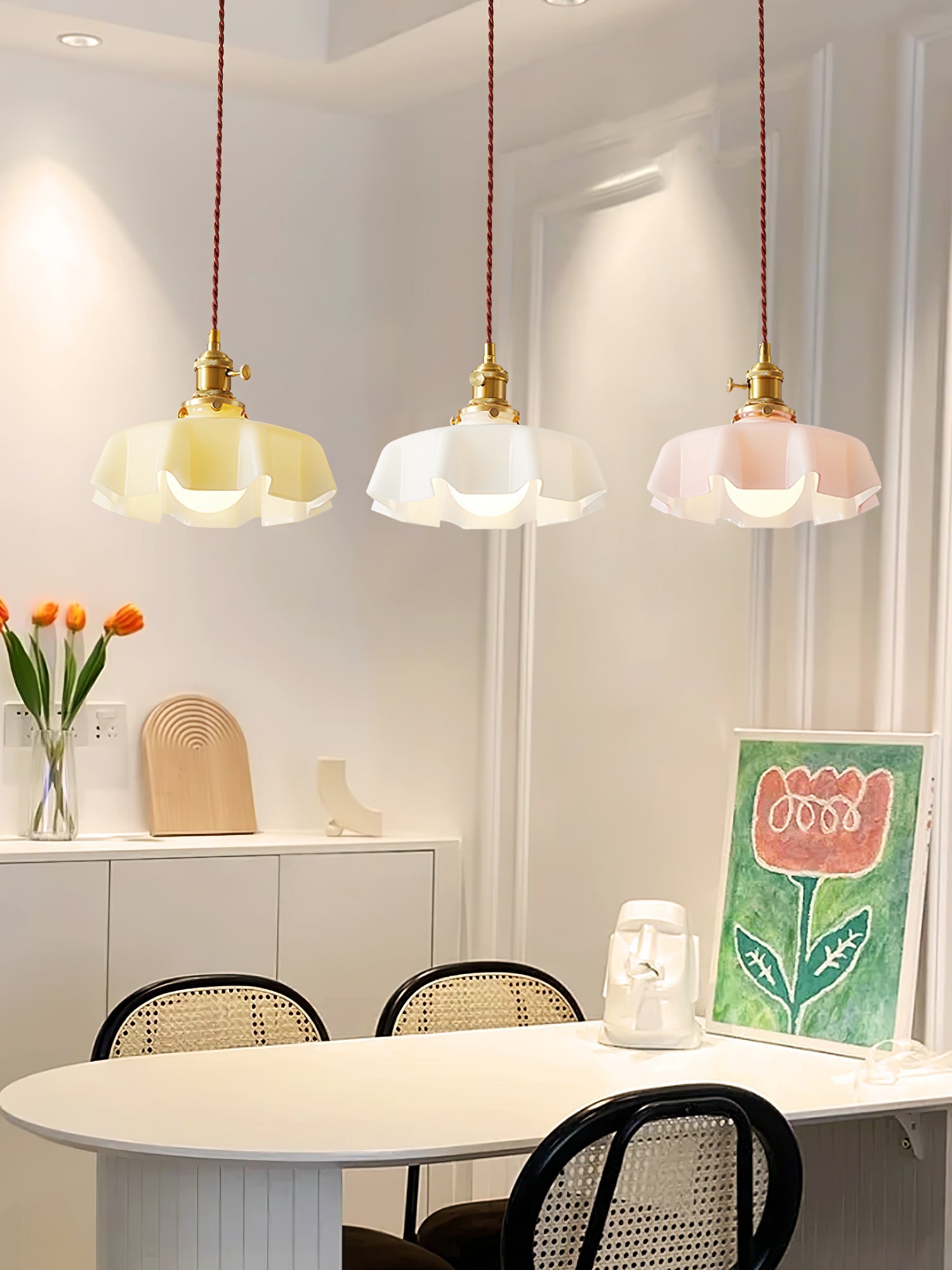 French Flower Pendant Light - Blowlighting