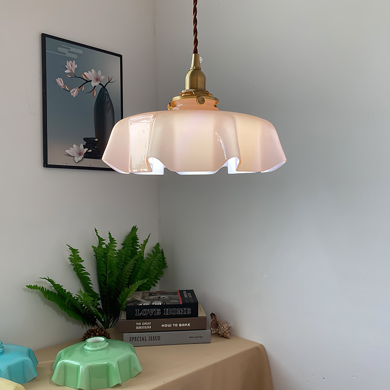 French Flower Pendant Light - Blowlighting