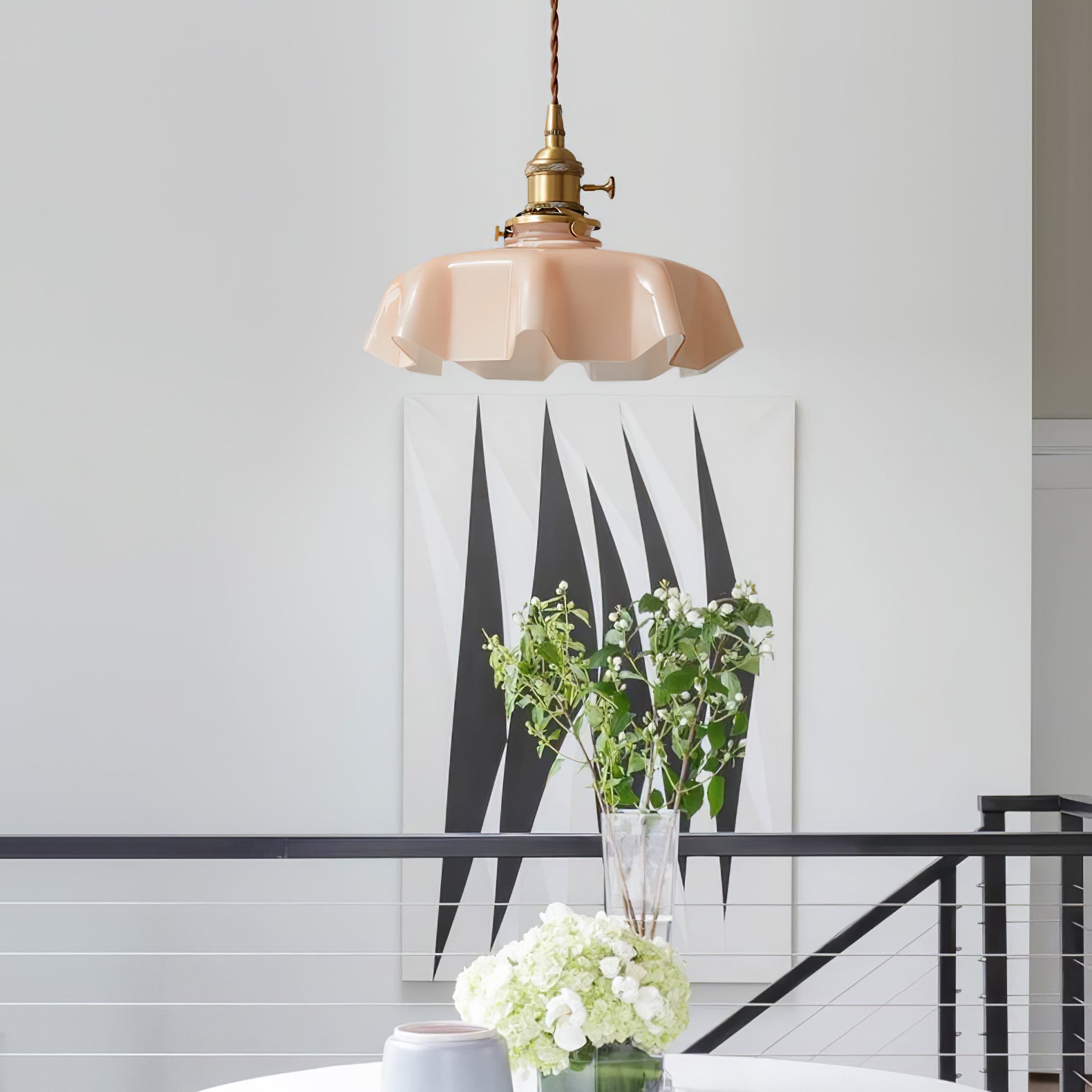 French Flower Pendant Light - Blowlighting