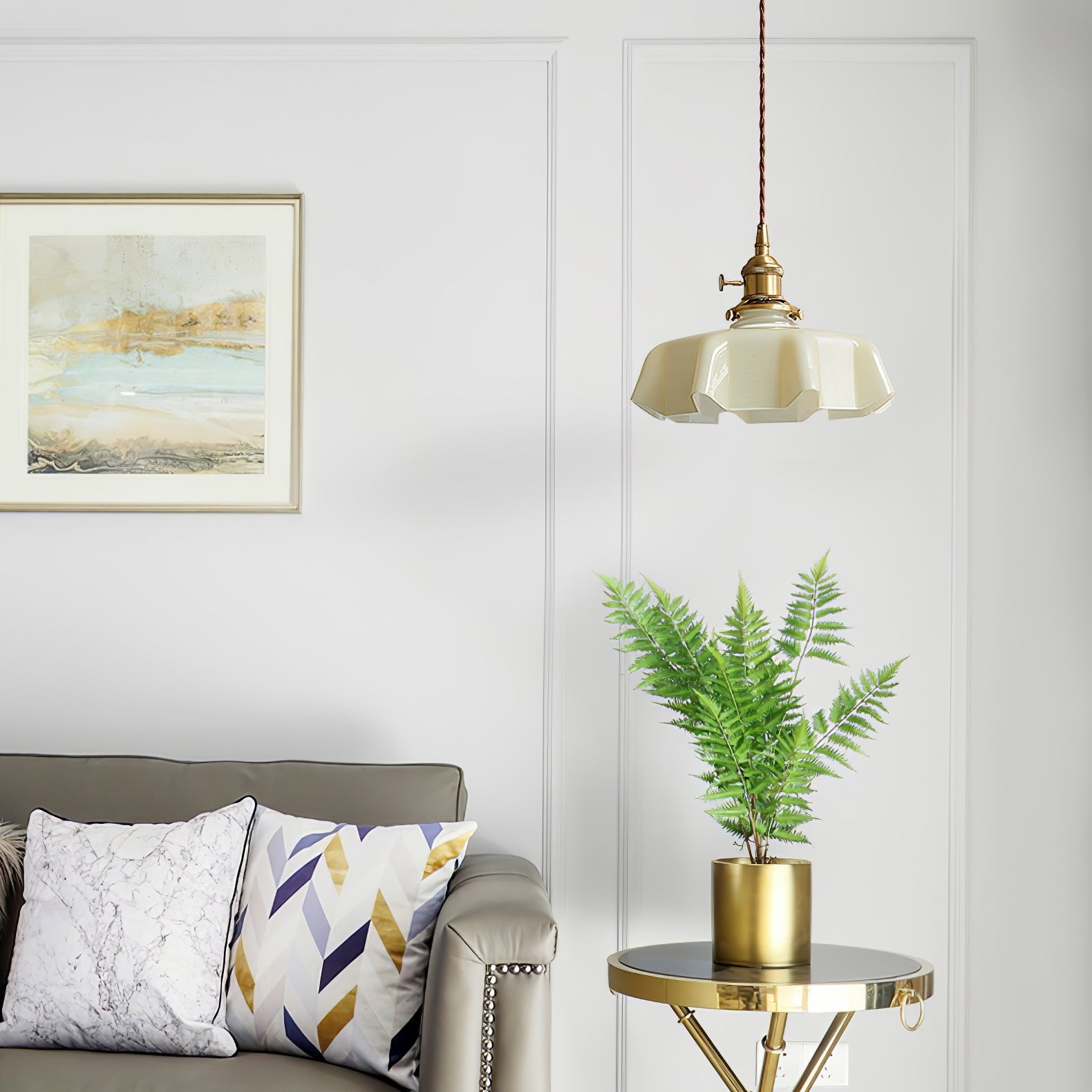 French Flower Pendant Light - Blowlighting