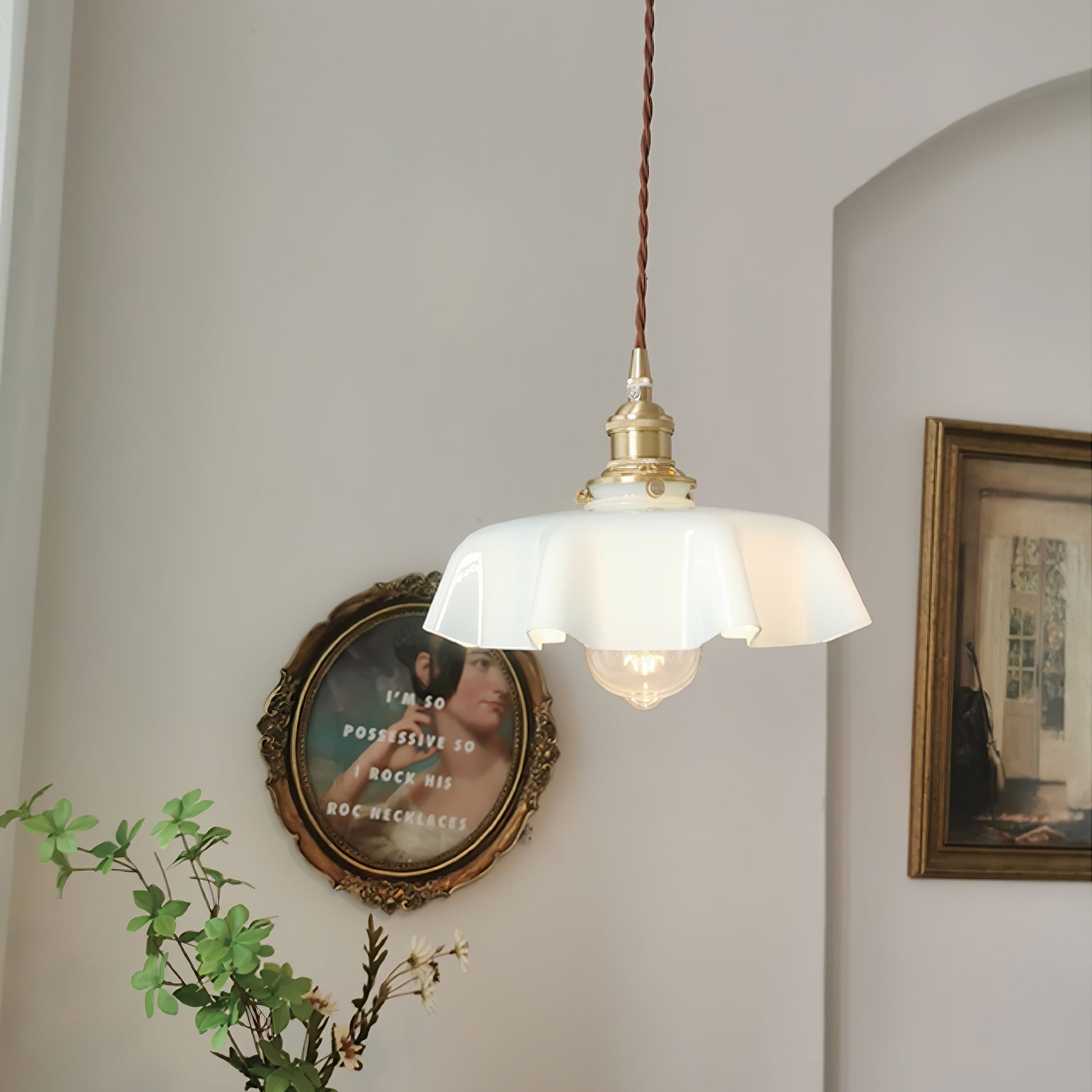 French Flower Pendant Light - Blowlighting