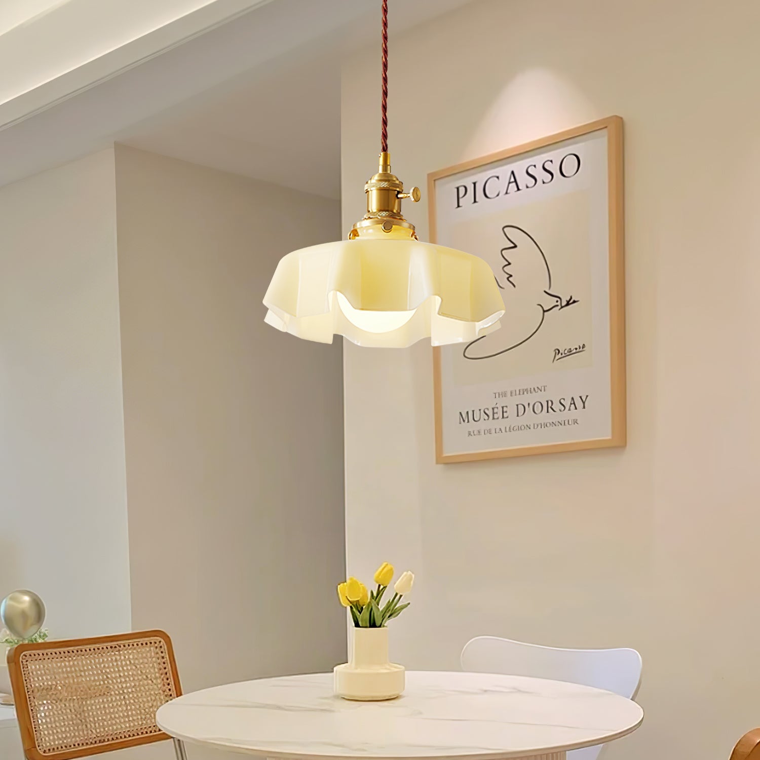 French Flower Pendant Light - Blowlighting