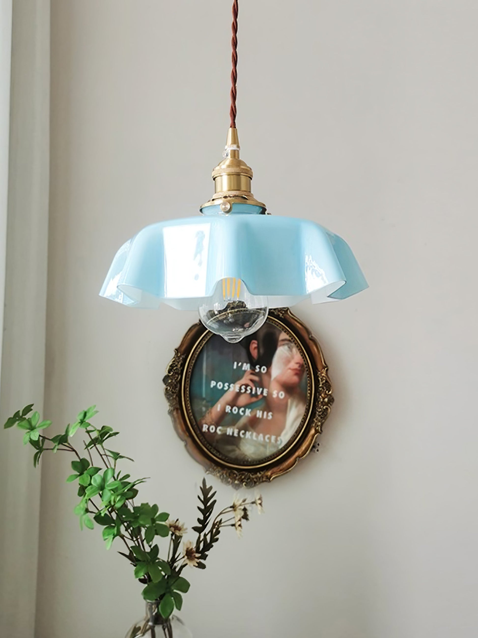 French Flower Pendant Light - Blowlighting