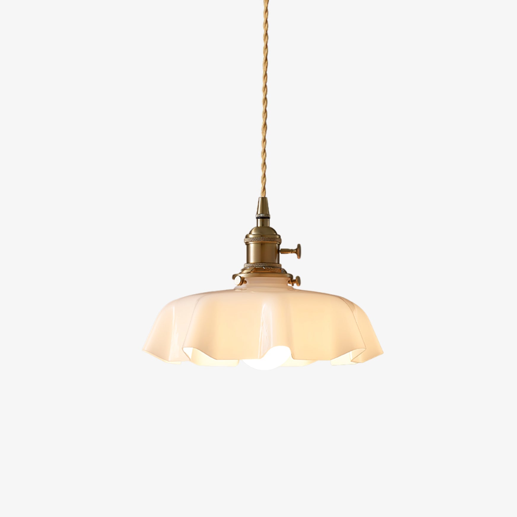 French Flower Pendant Swag Light - Blowlighting