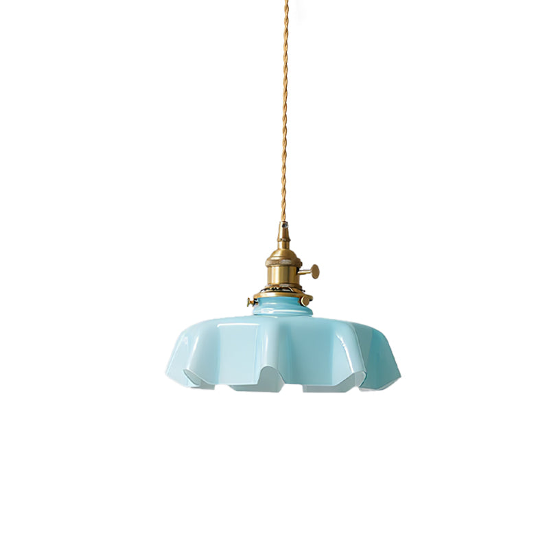 French Flower Pendant Swag Light - Blowlighting