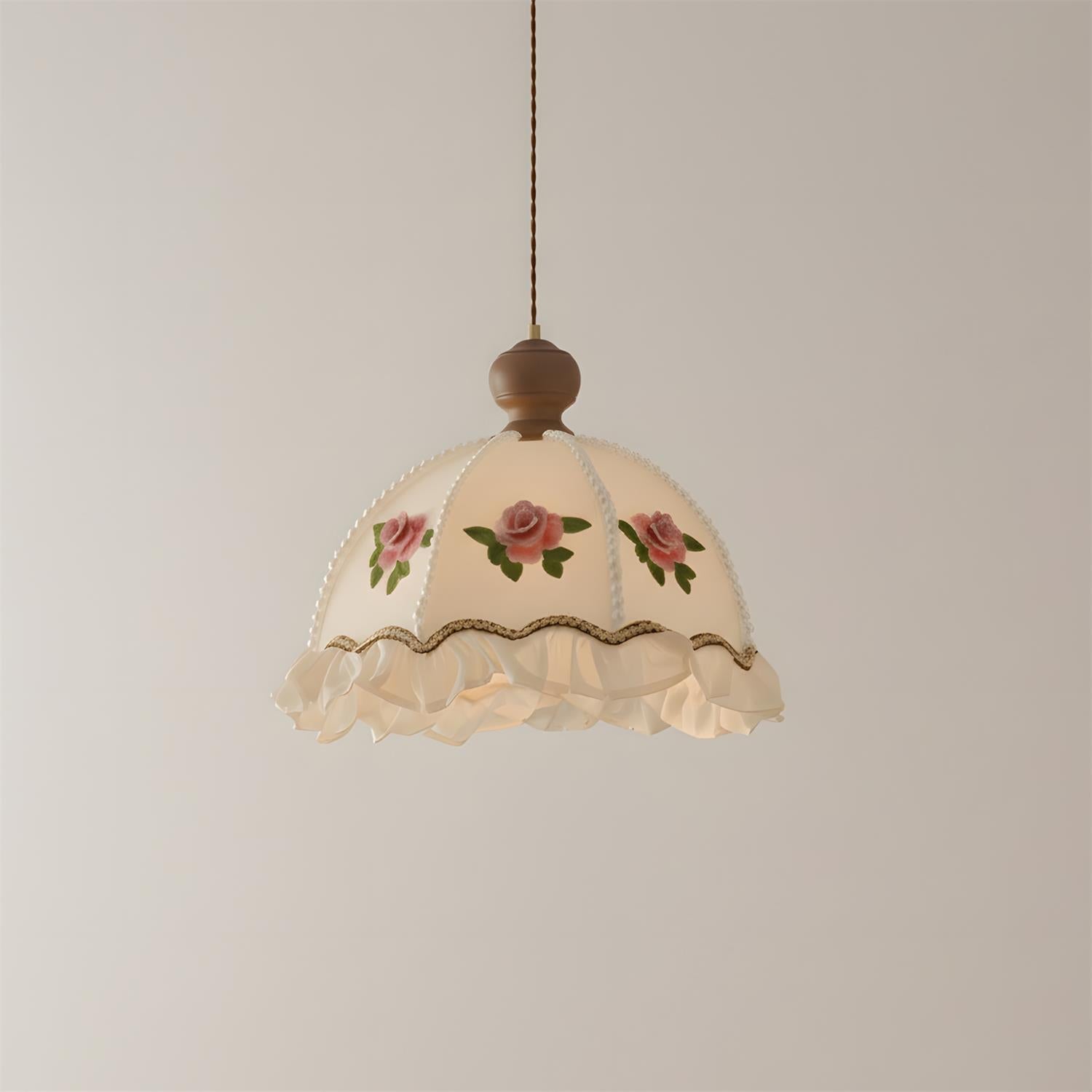 Frillia Vintage Fabric Pendant Light