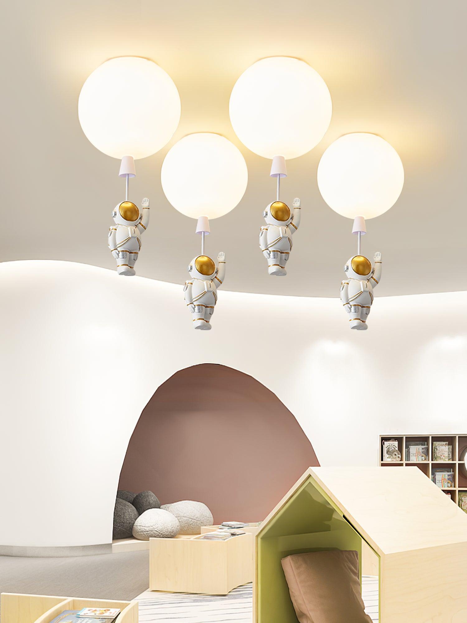 Frosted Balloon Ceiling Light - Blowlighting