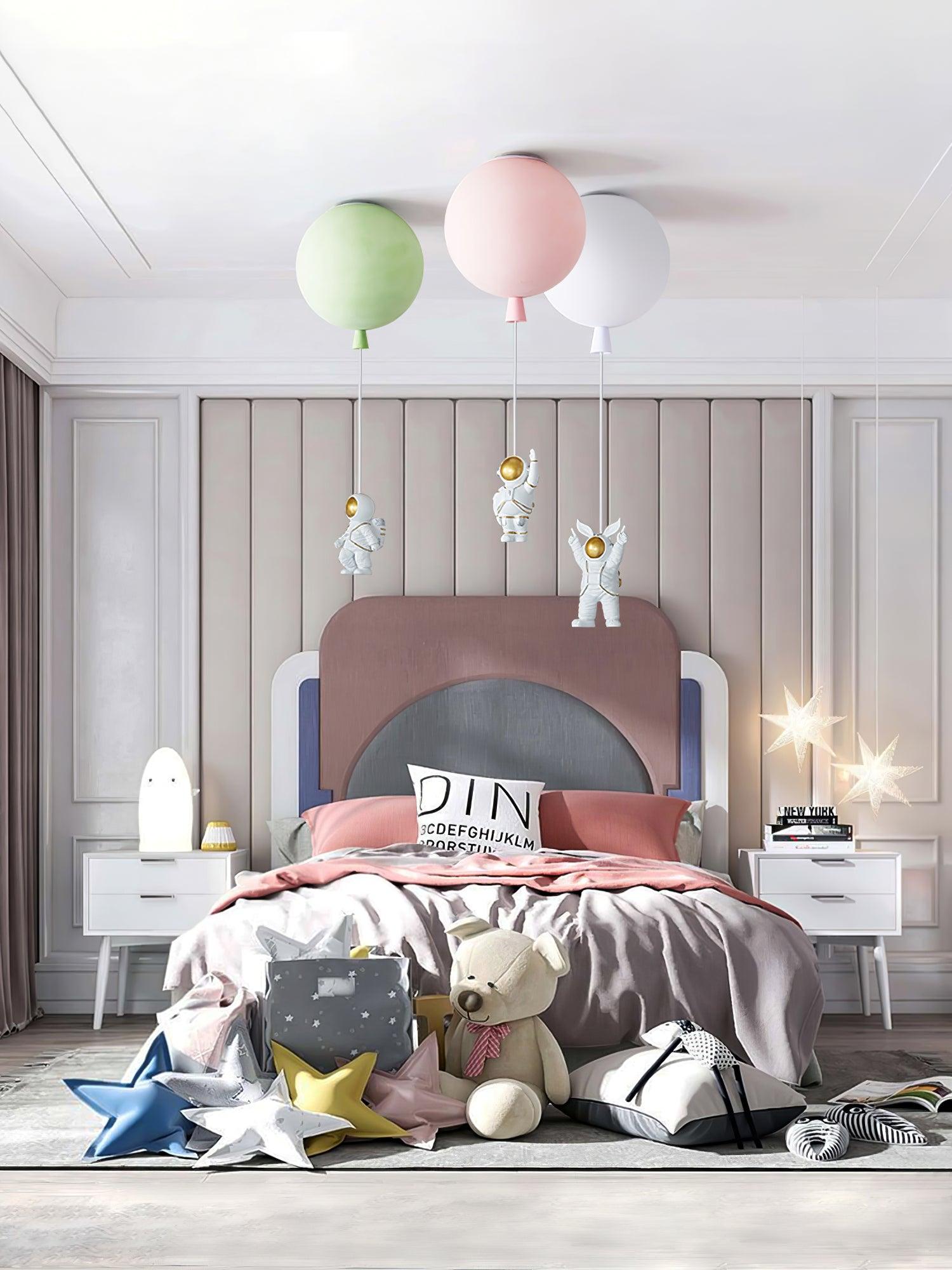 Frosted Balloon Ceiling Light - Blowlighting