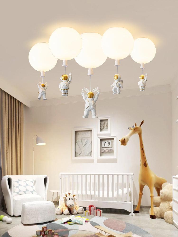Frosted Balloon Ceiling Light - Blowlighting