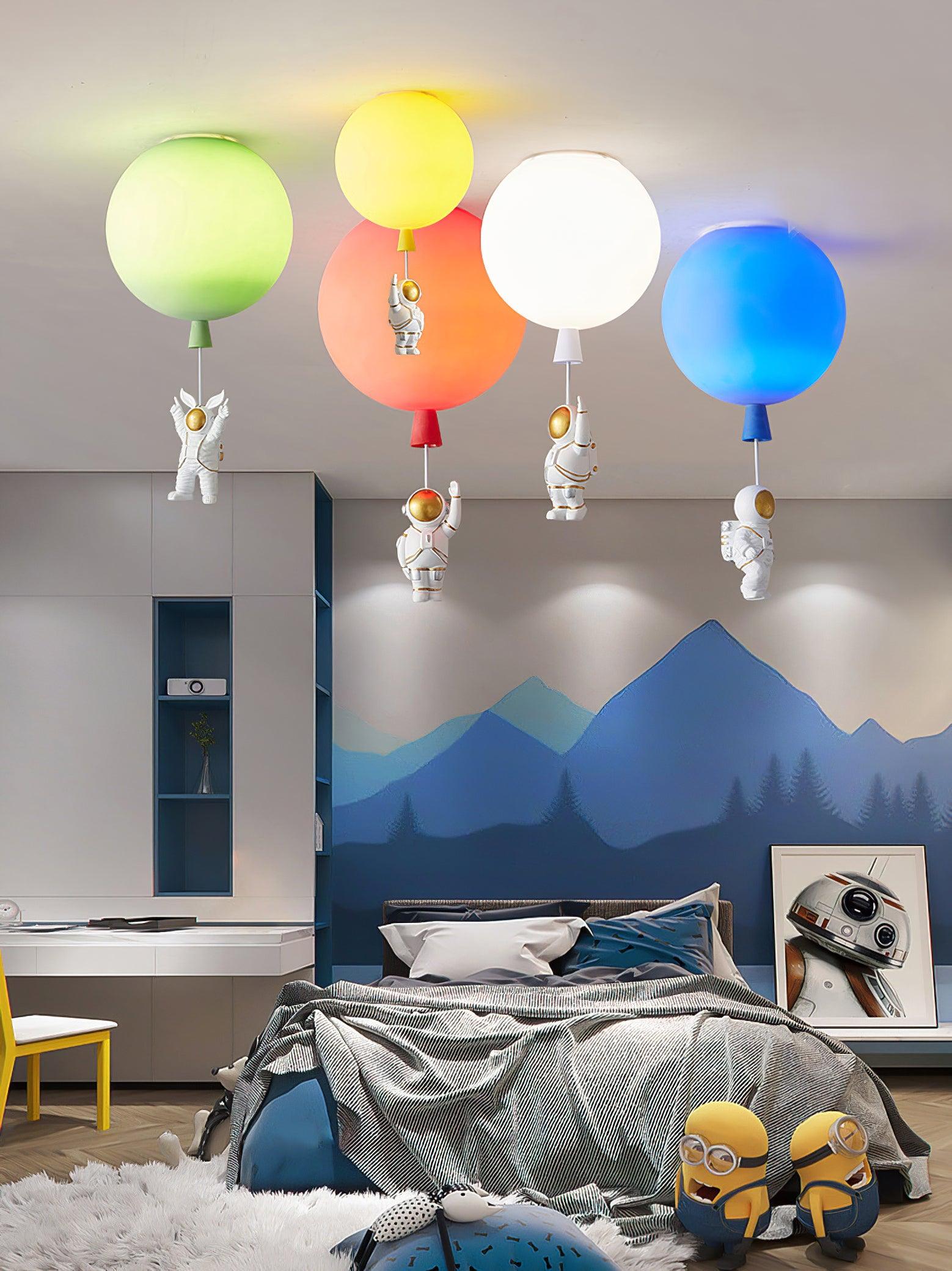 Frosted Balloon Ceiling Light - Blowlighting