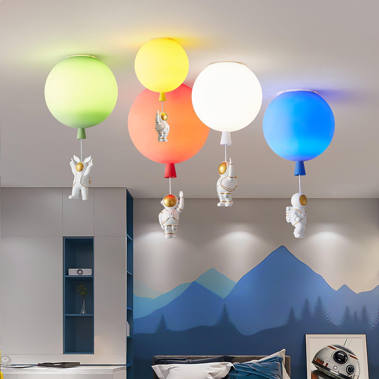 Frosted Balloon Ceiling Light - Blowlighting