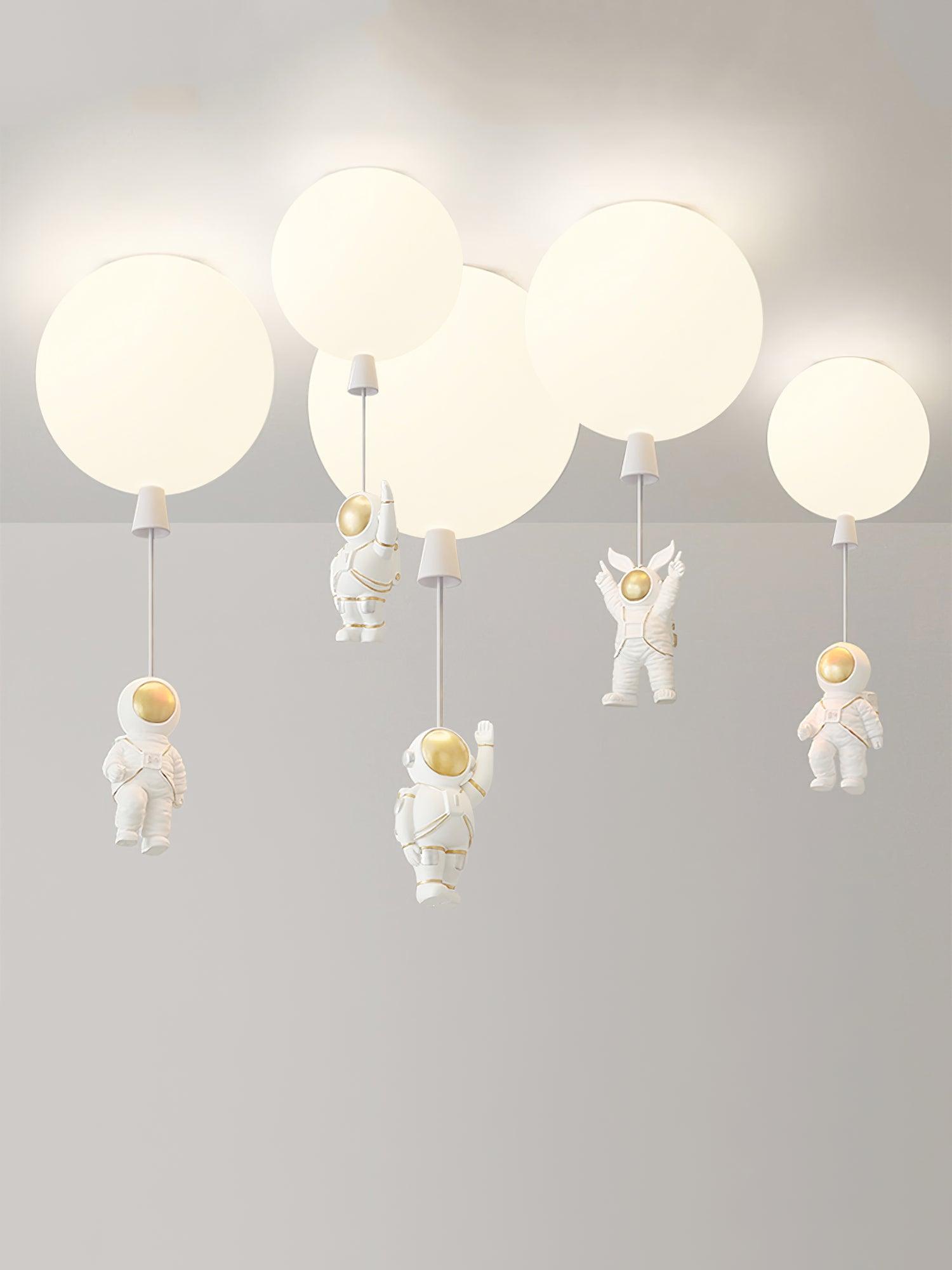 Frosted Balloon Ceiling Light - Blowlighting