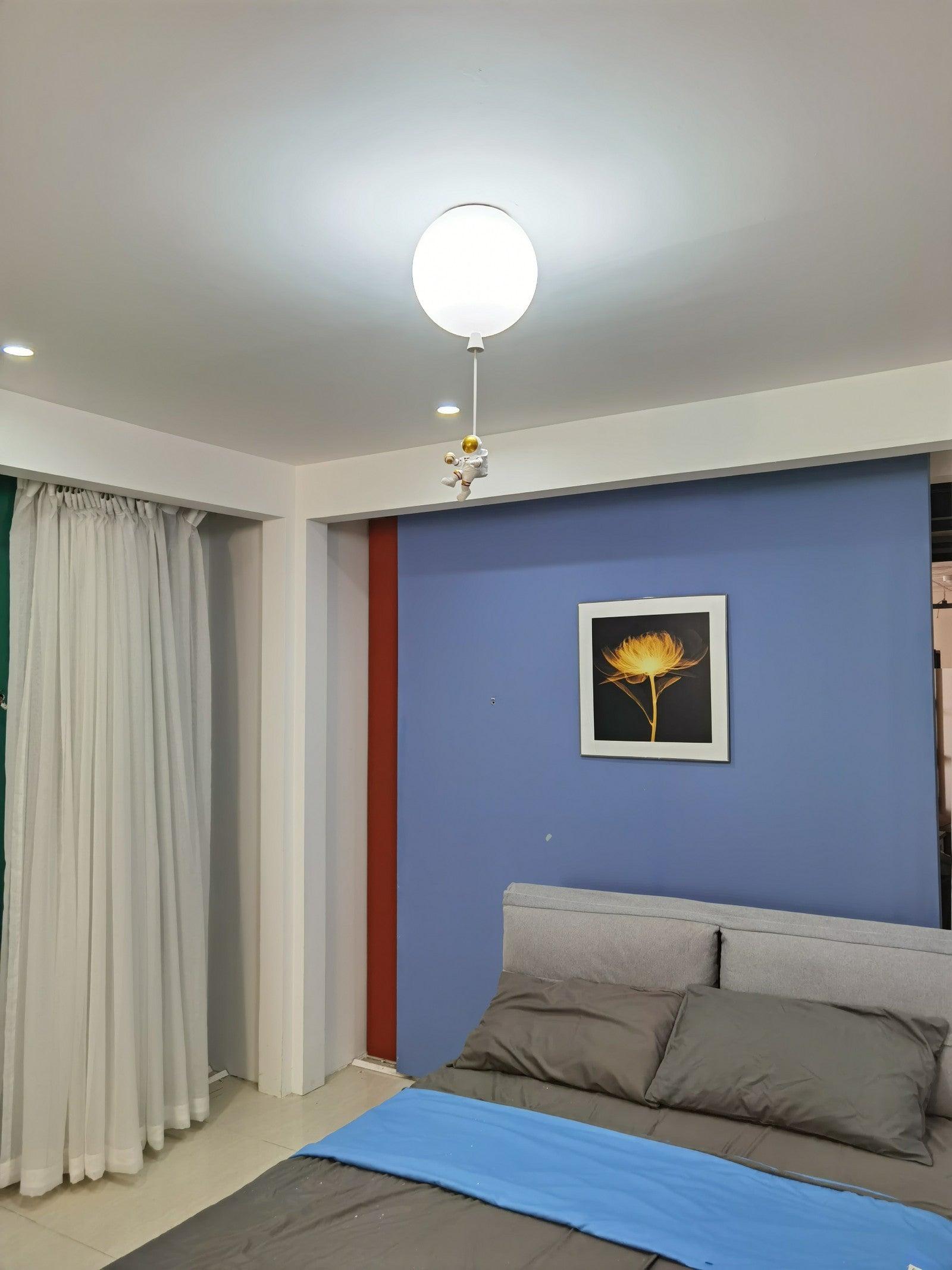 Frosted Balloon Ceiling Light - Blowlighting