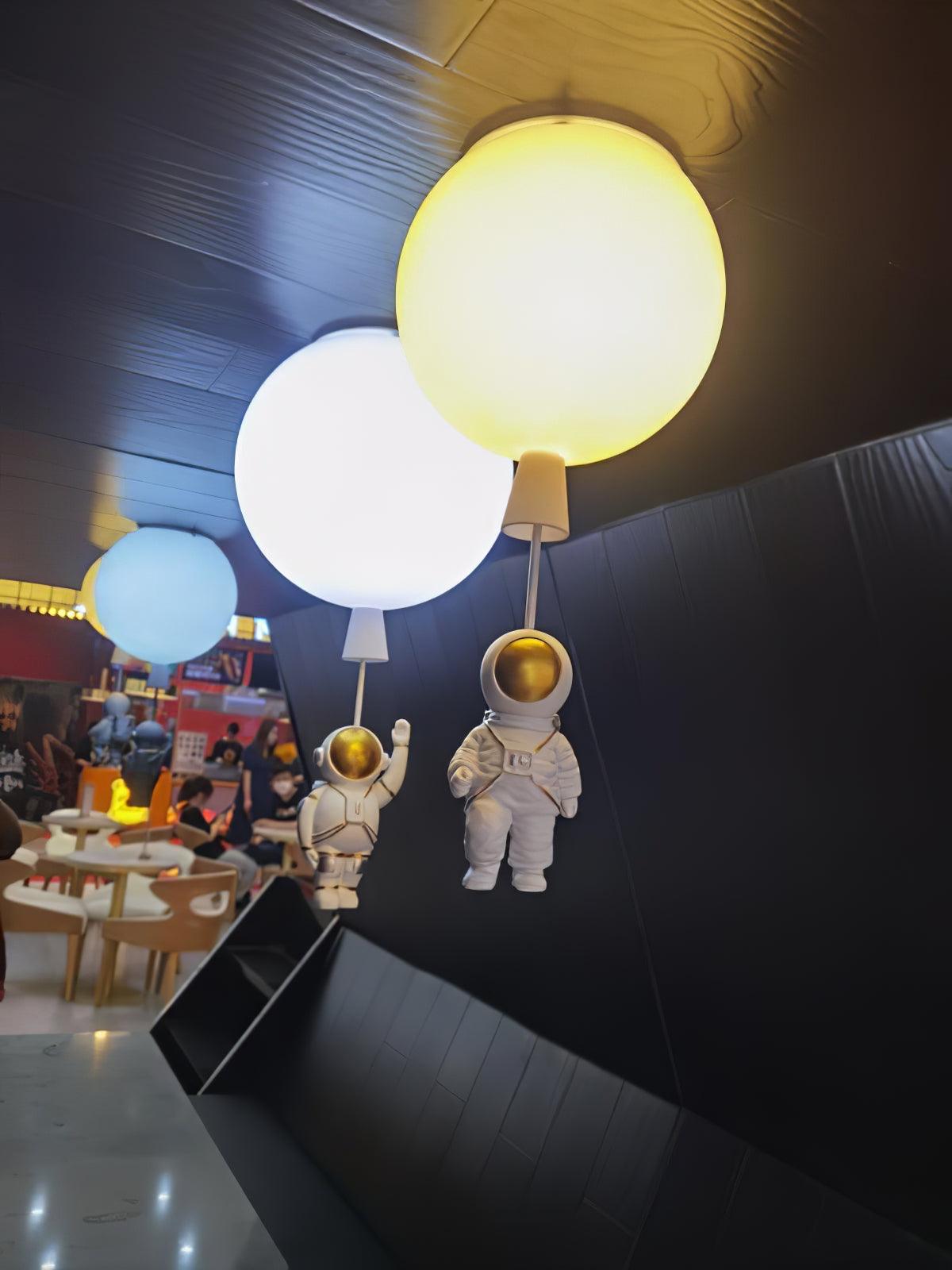 Frosted Balloon Ceiling Light - Blowlighting