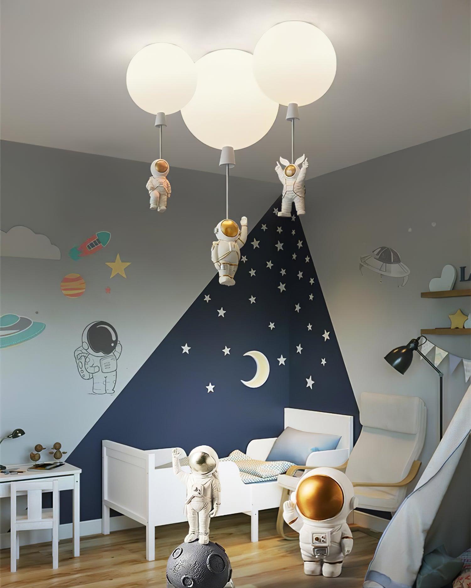 Frosted Balloon Ceiling Light - Blowlighting