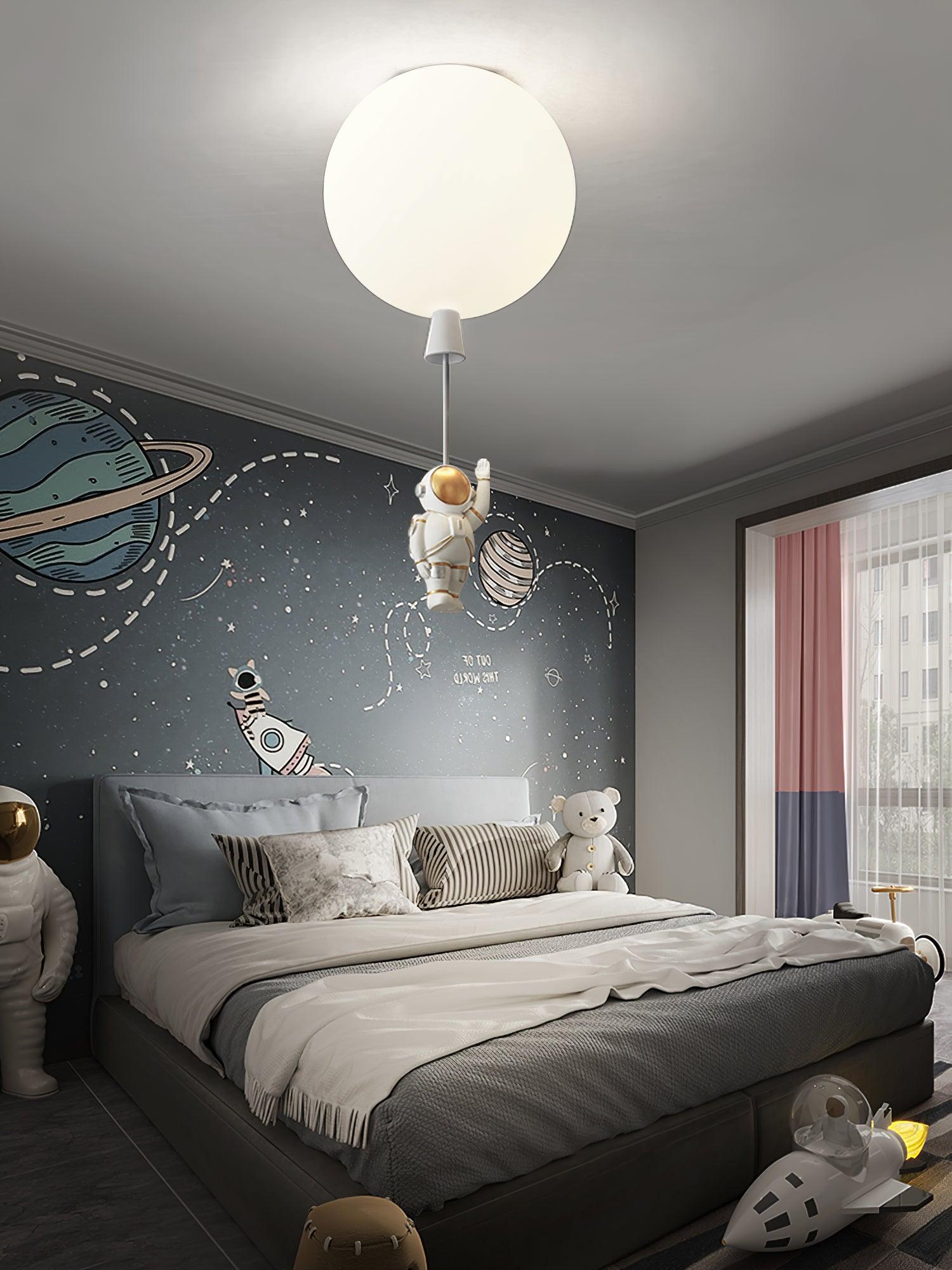 Frosted Balloon Ceiling Light - Blowlighting