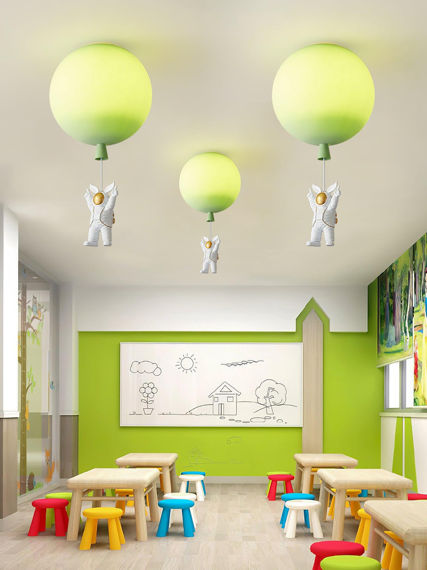 Frosted Balloon Ceiling Light - Blowlighting