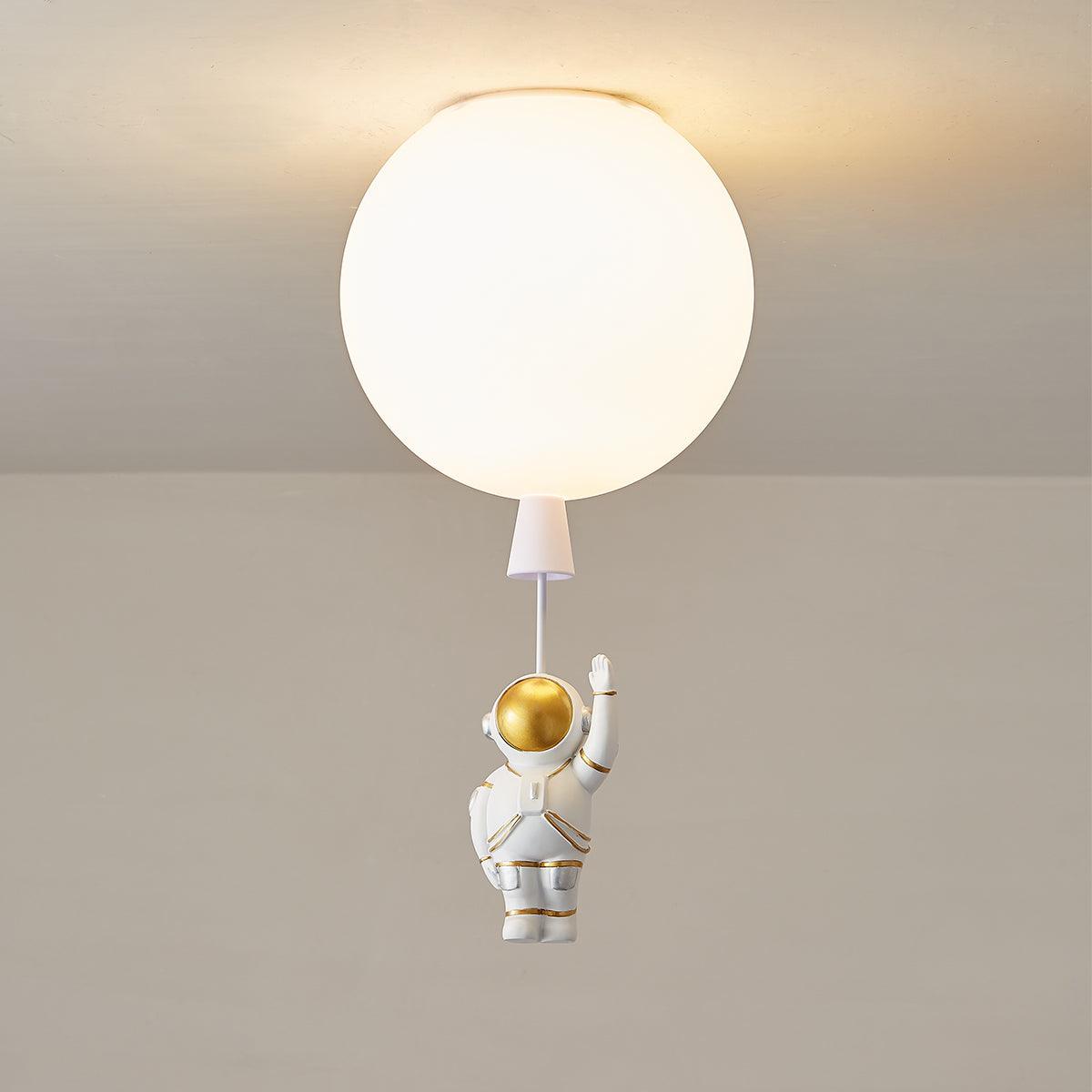 Frosted Balloon Ceiling Light - Blowlighting