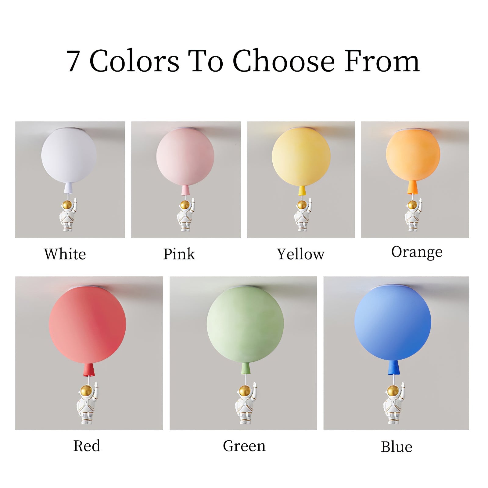 Frosted Balloon Ceiling Light - Blowlighting